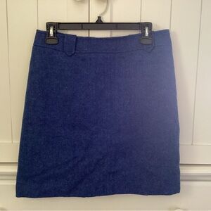 Talbots Blue Mini Skirt